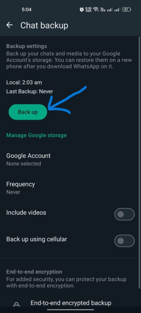 Chat Backup